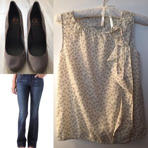 LOFT sleeveless top XS/p